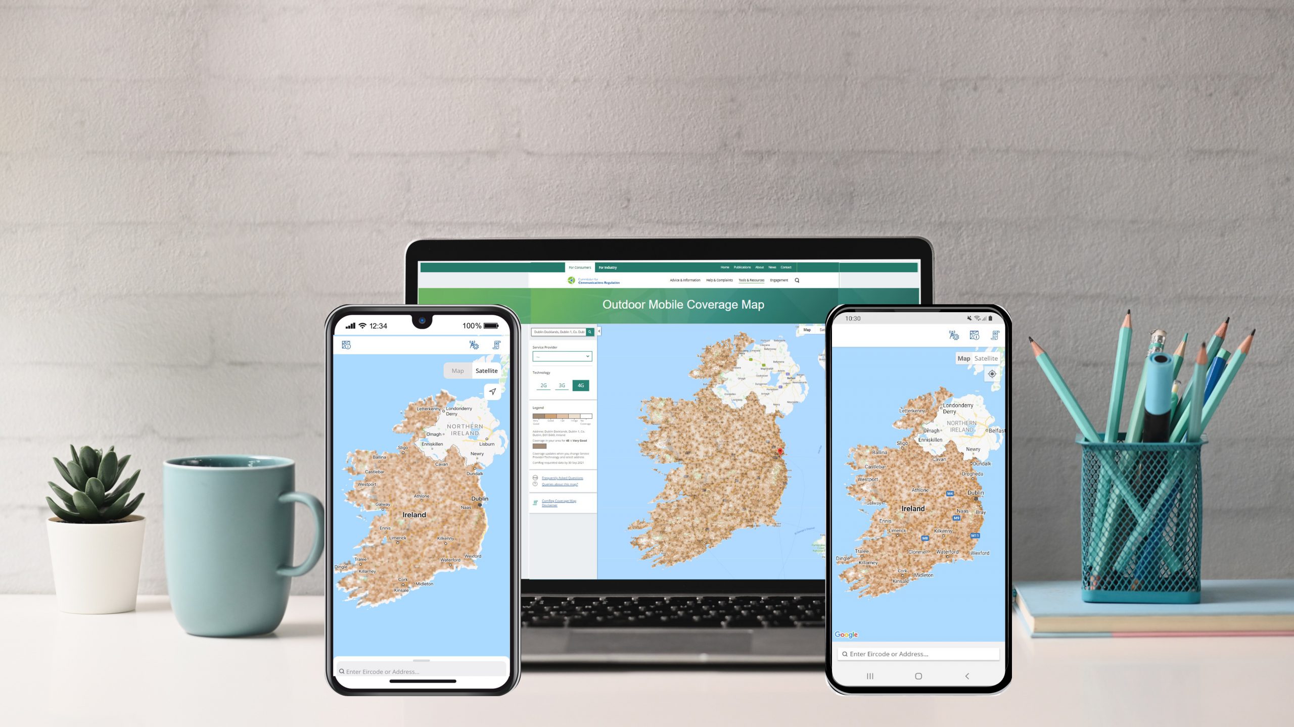 ComReg’s Outdoor Mobile Coverage Map and App